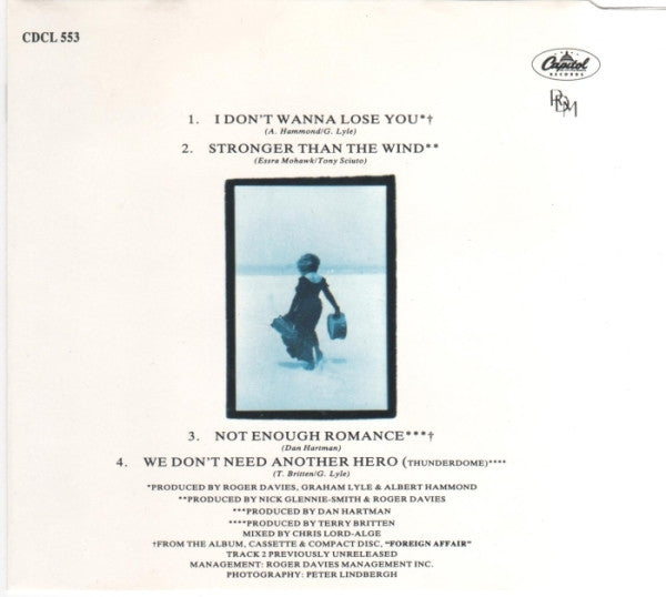 Tina Turner : I Don't Wanna Lose You (CD, Single)