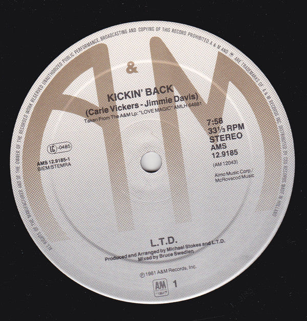 L.T.D. : Kickin' Back (12")