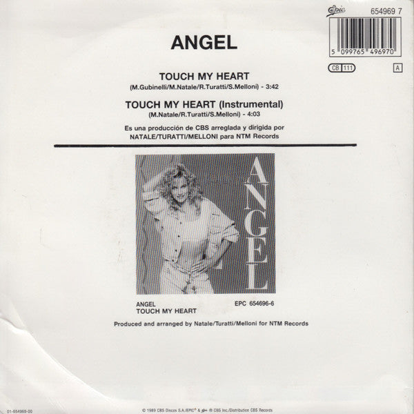 Angel (54) : Touch My Heart (7", Single)