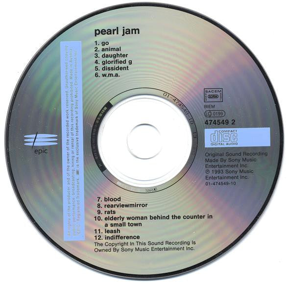 Pearl Jam : Vs. (CD, Album)