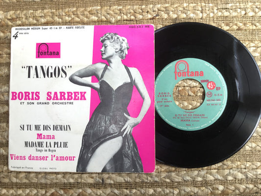 BORIS SARBEK ET SON ORCHESTRE : Tangos (7", EP)