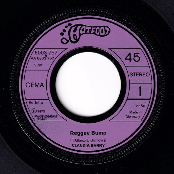 Claudja Barry : Reggae Bump (7", Single)