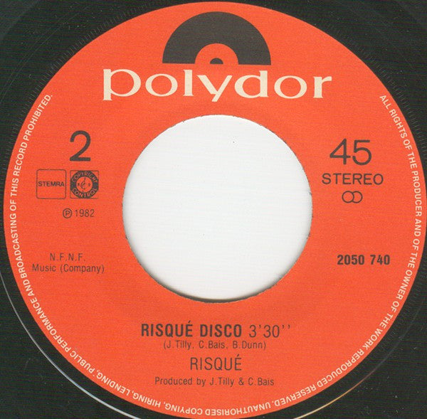 Risqué (2) : The Girls Are Back In Town (7", Single)