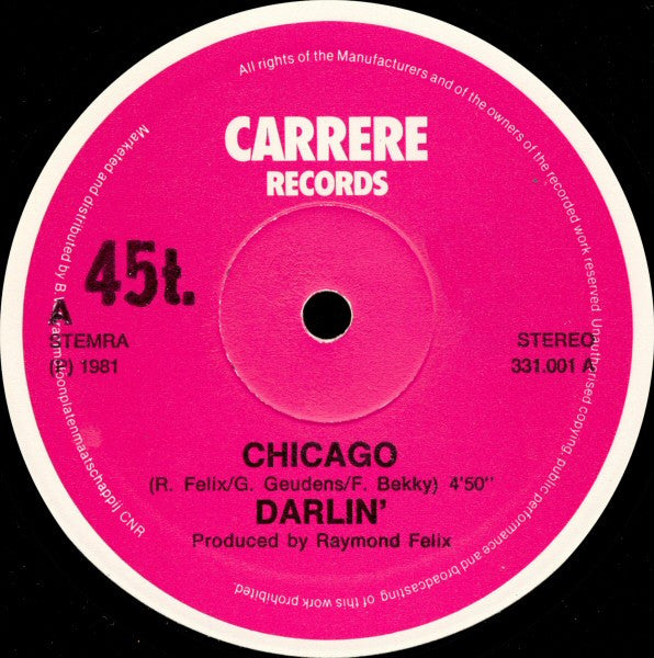 Darlin' (2) : Chicago (12")