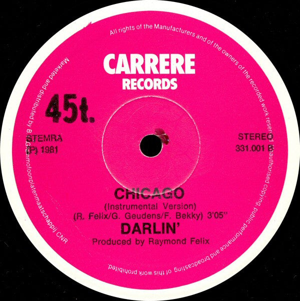 Darlin' (2) : Chicago (12")