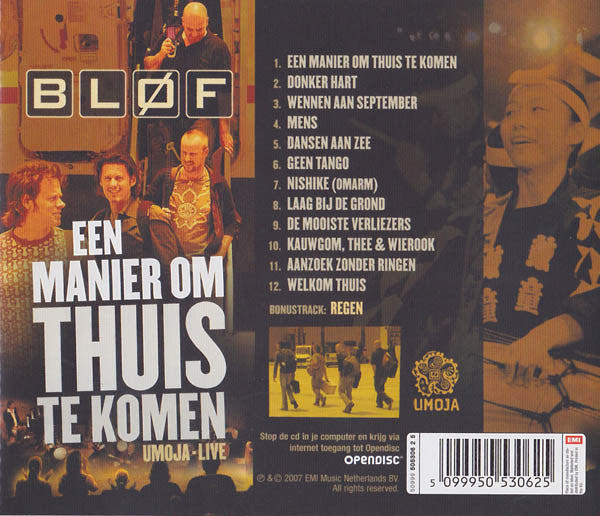 Bløf : Een Manier Om Thuis Te Komen (Umoja-Live) (CD, Album, Enh)
