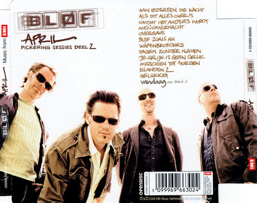 Bløf : April (Pickering Sessies Deel 2) (CD, Album, Enh, Sup)