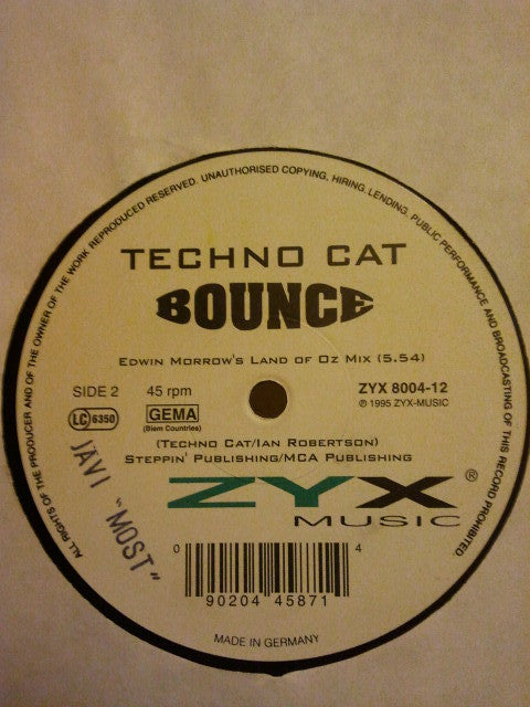 Technocat : Bounce (12")