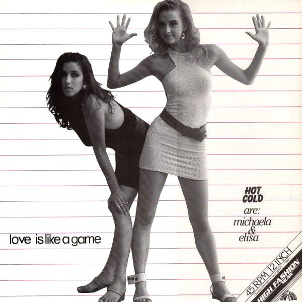Hot Cold : Love Is Like A Game (12", Maxi)