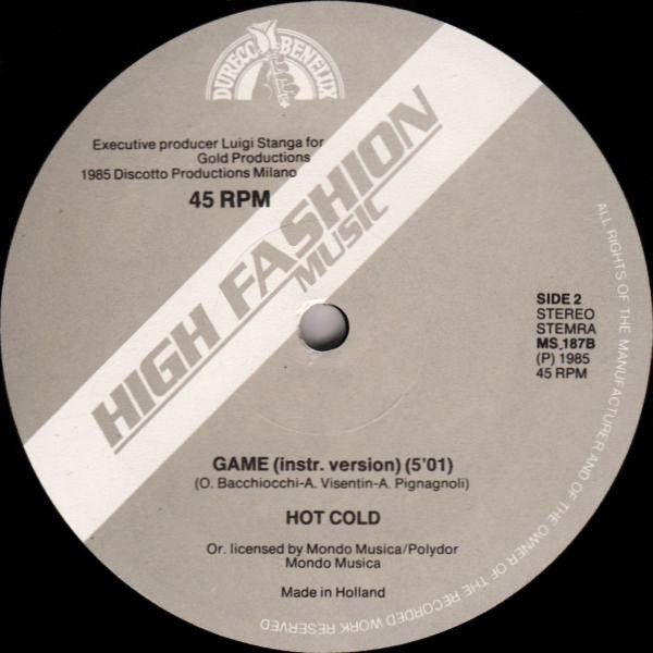 Hot Cold : Love Is Like A Game (12", Maxi)