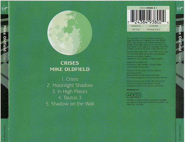 Mike Oldfield : Crises (HDCD, Album, RE, RM)
