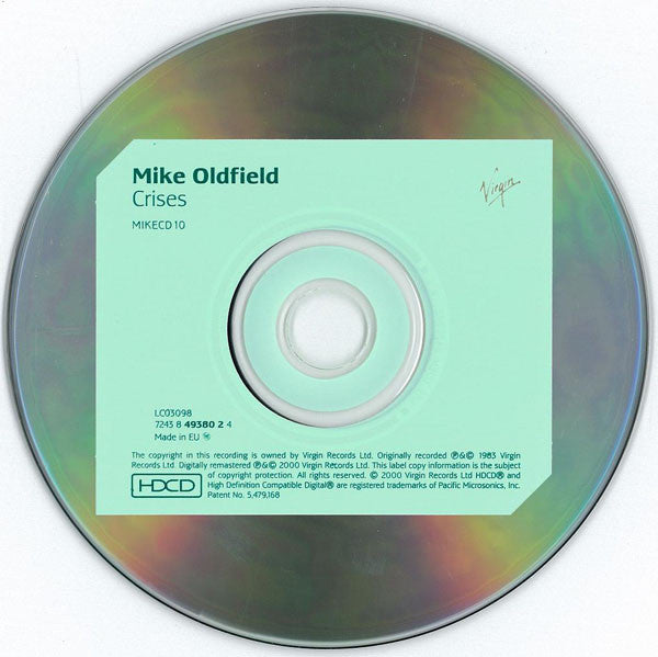 Mike Oldfield : Crises (HDCD, Album, RE, RM)