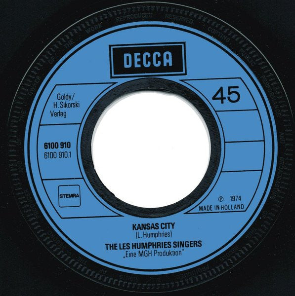 Les Humphries Singers : Kansas City (7", Single)