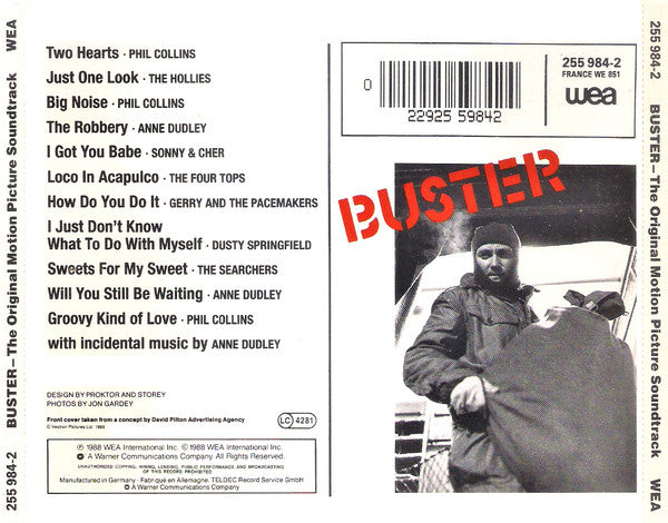 Various : Buster (The Original Motion Picture Soundtrack) (CD, Comp)