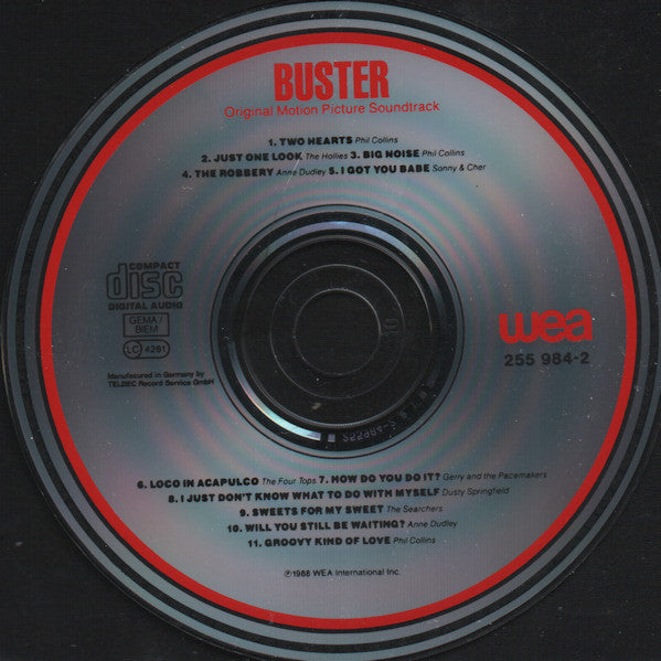 Various : Buster (The Original Motion Picture Soundtrack) (CD, Comp)