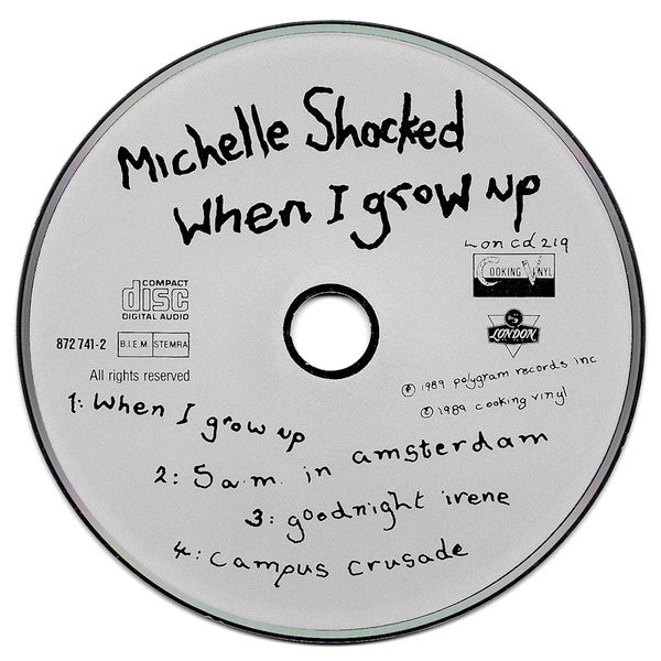 Michelle Shocked : When I Grow Up (CD, Single, car)