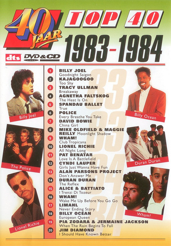 Various : 40 Jaar Top 40 - 1983-1984 (CD, Comp + DVD-V, Comp, PAL)