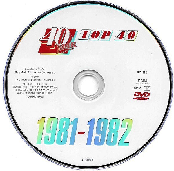 Various : 40 Jaar Top 40 - 1981-1982 (CD, Comp + DVD-V, Comp, PAL)