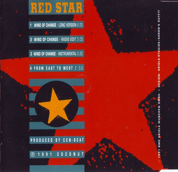 Red Star (2) : Wind Of Change (CD, Maxi)