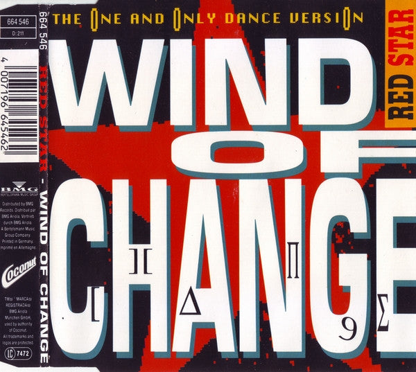 Red Star (2) : Wind Of Change (CD, Maxi)