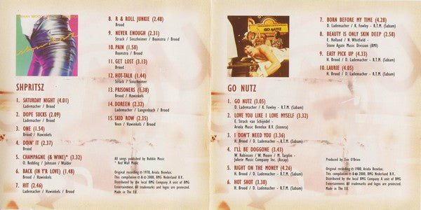 Herman Brood : Shpritsz / Go Nutz (CD, Album, RE + CD, Album, RE + Comp)