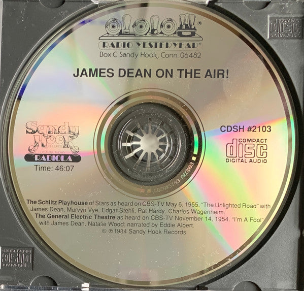 James Dean : James Dean - Rare Broadcast Recordings From 1954 And 1955 (CD, Album)