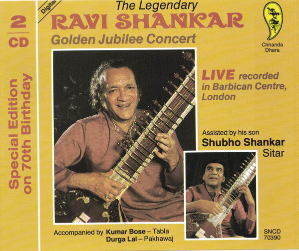 Ravi Shankar : Golden Jubilee Concert - Special Edition On 70th Birthday (2xCD, Album)