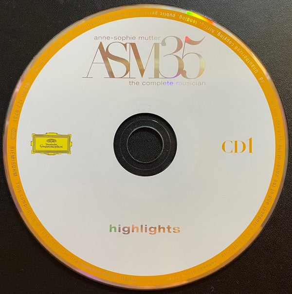 Anne-Sophie Mutter : ASM35 The Complete Musician: Highlights (2xCD, Comp, RE, RM)