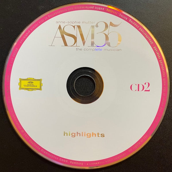 Anne-Sophie Mutter : ASM35 The Complete Musician: Highlights (2xCD, Comp, RE, RM)