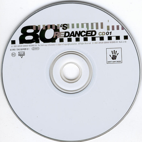 Various : 80's Redanced (CD, Comp + CD, Mixed)