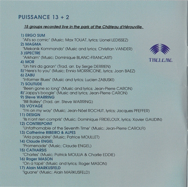 Various : Puissance 13+2 (CD, Album, RE)