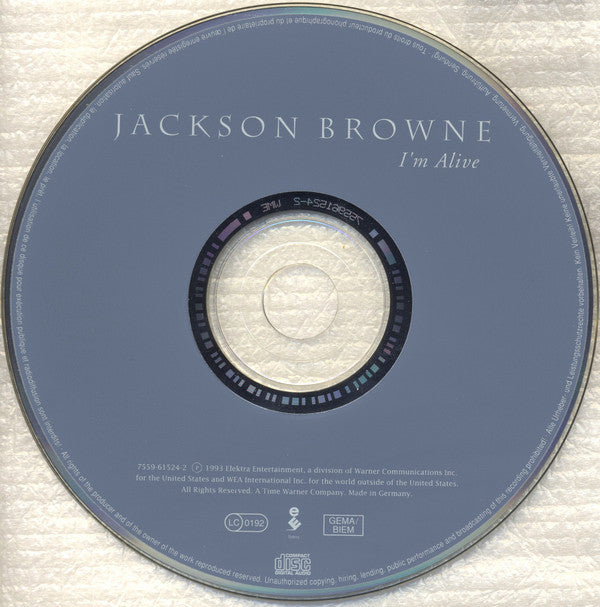 Jackson Browne : I'm Alive (CD, Album)