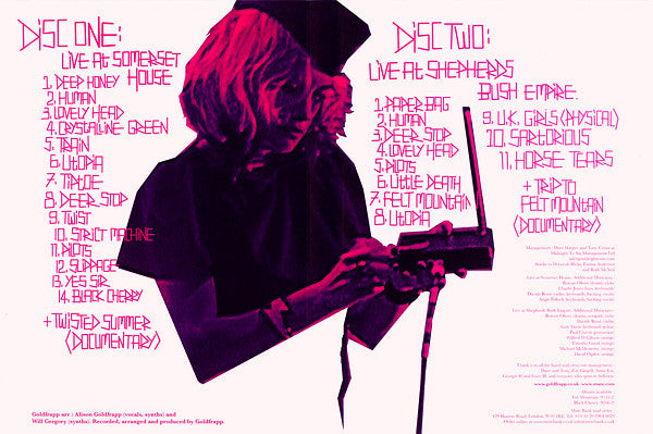 Goldfrapp : Wonderful Electric (Live In London) (2xDVD-V, Multichannel, NTSC)