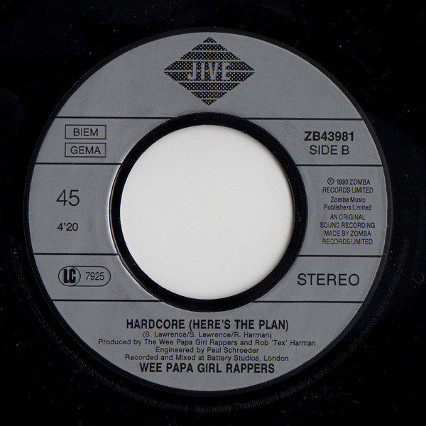 Wee Papa Girl Rappers : The Bump (7")