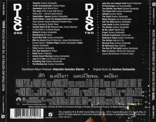 Various : Music From And Inspired By The Motion Picture Babel (2xCD, Album)