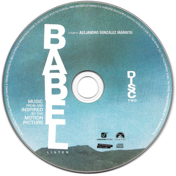 Various : Music From And Inspired By The Motion Picture Babel (2xCD, Album)