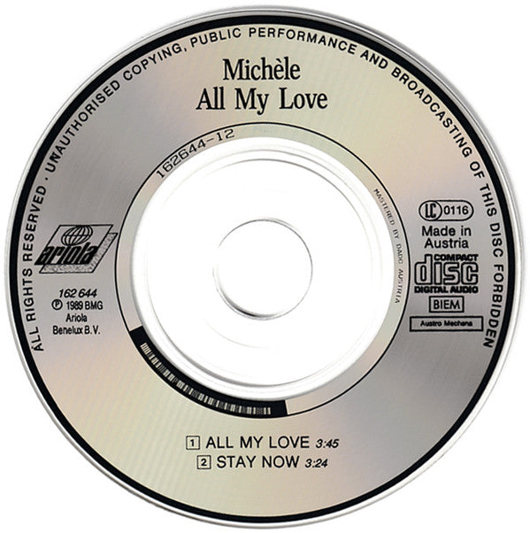 Michèle : All My Love (CD, Mini, Single)