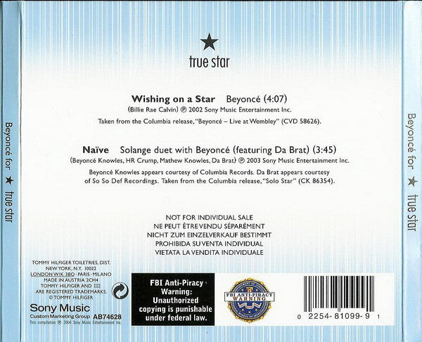 Beyoncé : True Star (A Private Performance) (CD, Promo)