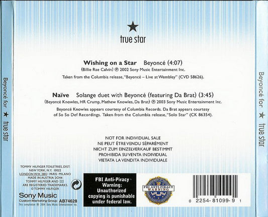 Beyoncé : True Star (A Private Performance) (CD, Promo)