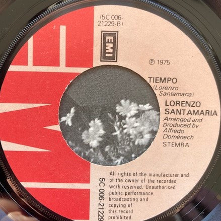 Lorenzo Santamaría : Para Que No Me Olvides (7", Single, Big)