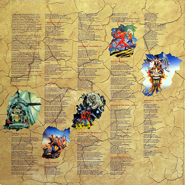 Iron Maiden : Somewhere Back In Time (The Best Of: 1980-1989) (2xLP, Comp, Ltd, Pic)