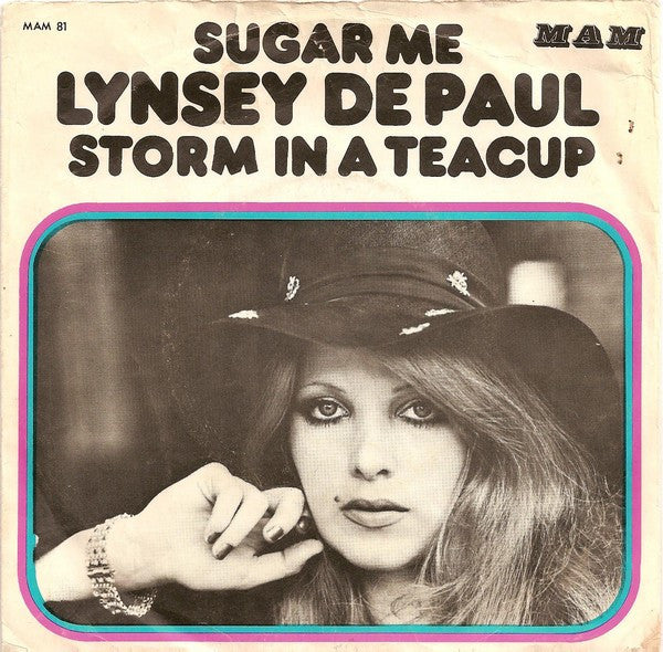 Lynsey De Paul : Sugar Me (7", Single, Bla)