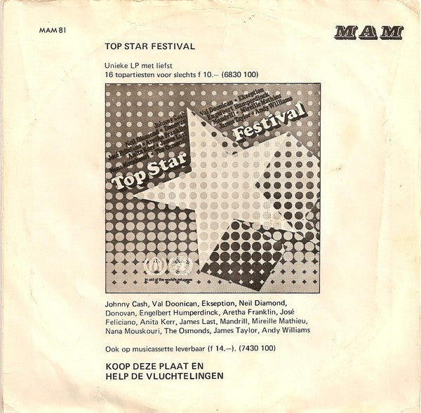 Lynsey De Paul : Sugar Me (7", Single, Bla)
