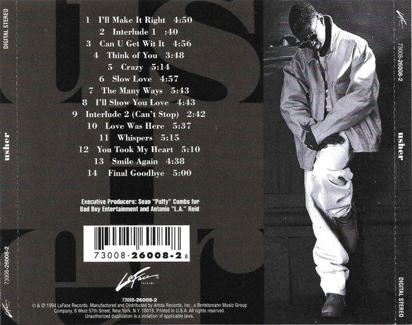 Usher : Usher (CD, Album, No )