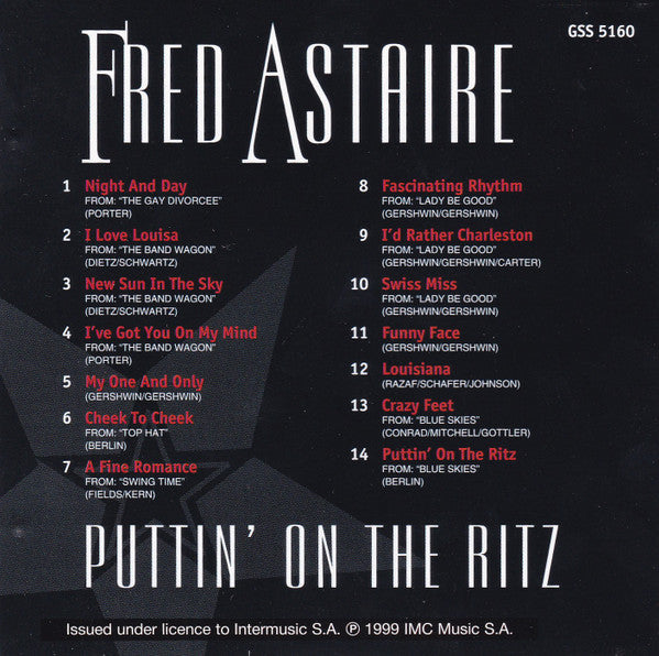 Fred Astaire : Puttin' On The Ritz (CD, Comp)