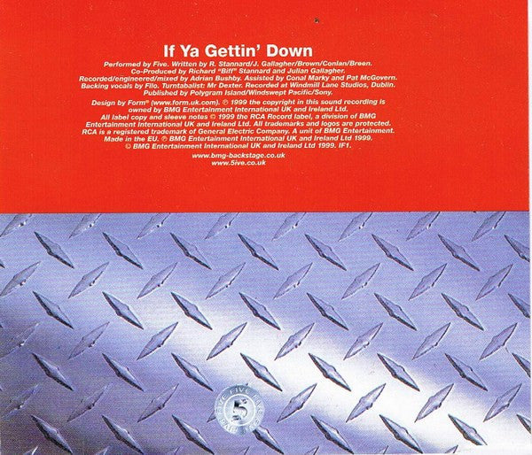 Five : If Ya Gettin' Down (CD, Single, Promo)