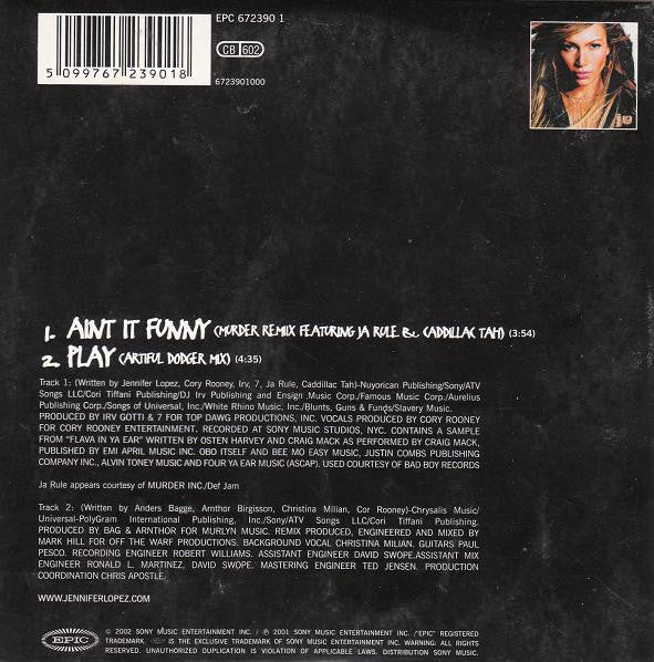 Jennifer Lopez : Ain't It Funny (CD, Single, Car)