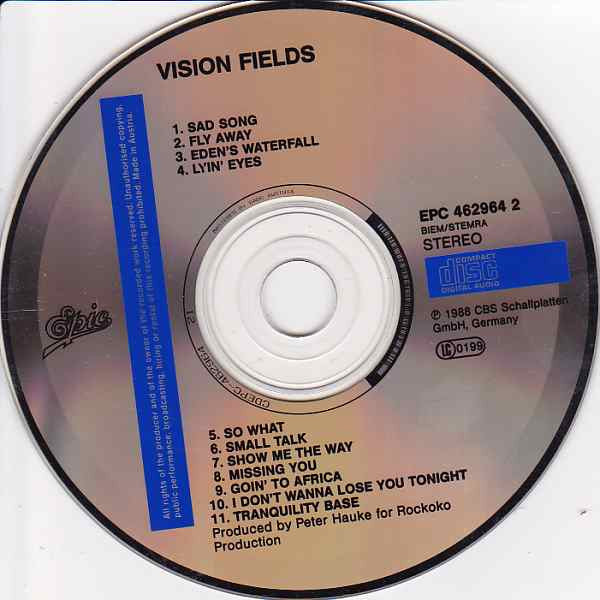 Vision Fields : Vision Fields (CD, Album)