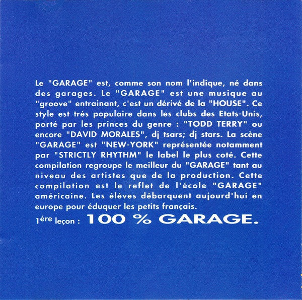 Various : 100% Garage (CD, Comp)