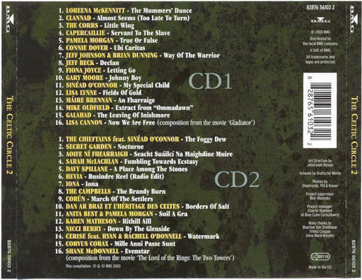 Various : The Celtic Circle 2 (More Legendary Music From A Mystic World) (2xCD, Comp)